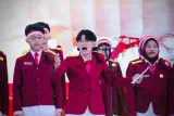 Murid Sekolah Rakyat Meriahkan Acara HUT ke-81 RI di Kemensos