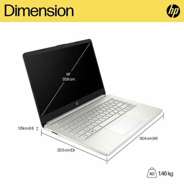 HP Laptop 14s-dq5152TU (Intel Core i5-1235U, - Image 3